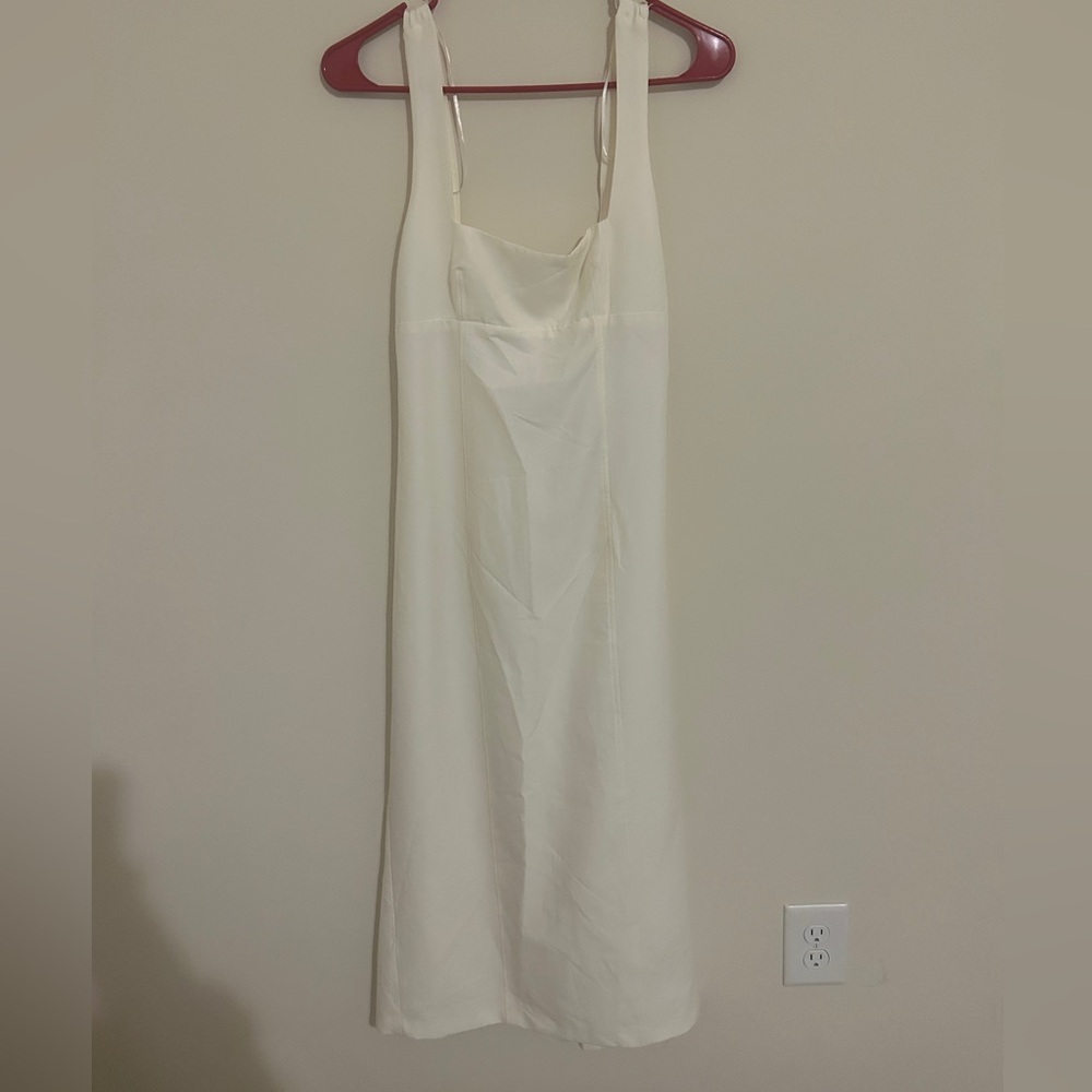 ZARA SIZE M WHITE SUN DRESS